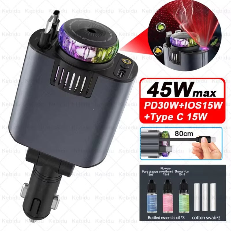 5-in-1 Starlight Car Charger