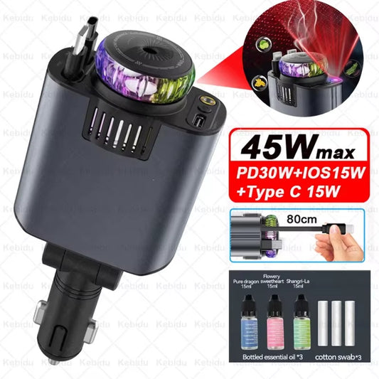 5-in-1 Starlight Car Charger